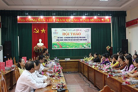 PC Sơn La: Hội thảo nữ CNVC-LĐ ngành điện với ứng dụng công nghệ thông tin